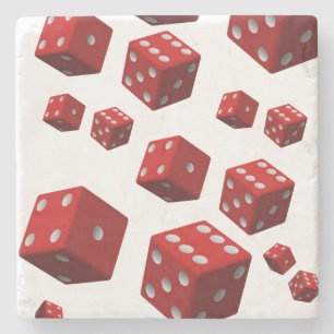 Marble Stone Onderzetter Dice