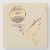 Marble Stone Onderzetter Dove (Voorkant)