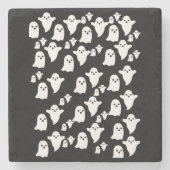 Marble Stone Onderzetter Halloween (Voorkant)