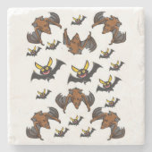 Marble Stone Onderzetter Halloween (Voorkant)