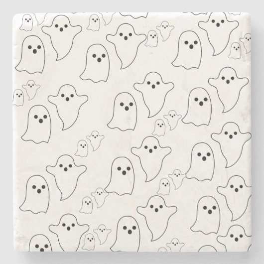 Marble Stone Onderzetter Halloween (Voorkant)