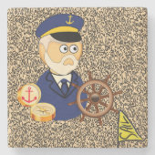 Marble Stone Onderzetter Sailing (Voorkant)