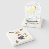 Marble Stone Onderzetter Thanksgiving (Zijkant)