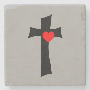 Marble Stone Onderzetter Valentijnsdag