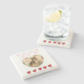 Marble Stone Onderzetter Valentijnsdag (Zijkant)