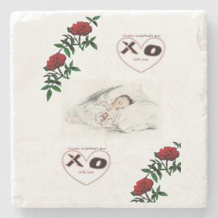 Marble Stone Onderzetter Valentijnsdag