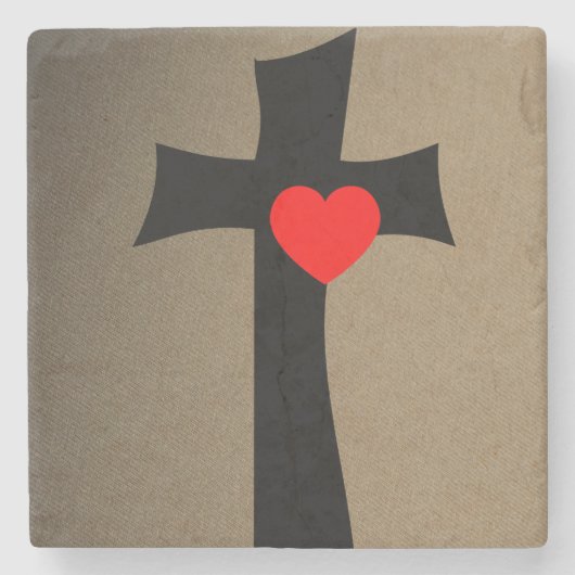 Marble Stone Onderzetter Valentijnsdag (Voorkant)