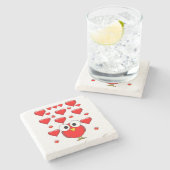 Marble Stone Onderzetter Valentijnsdag (Zijkant)