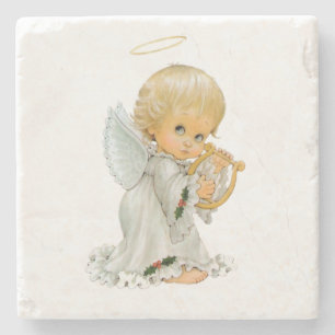 Marble Stone Onderzetter Valentijnsdag Angel