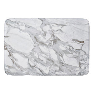 Marble Stone Pattern Bath Mat