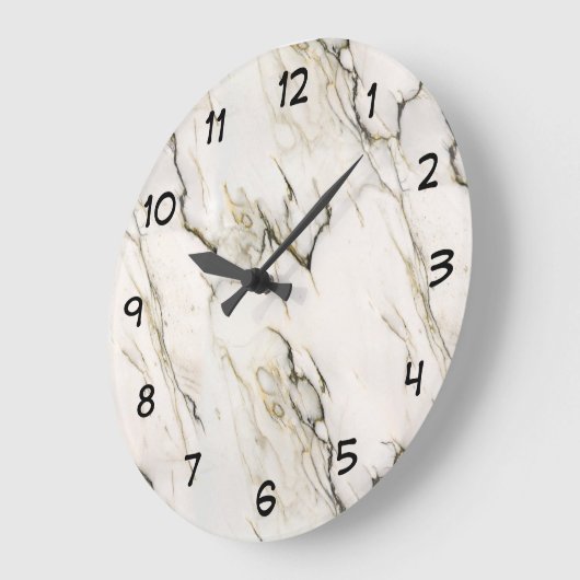 Marble Stone Pattern Grote Klok (Hoek)