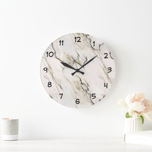 Marble Stone Pattern Grote Klok (Huis)