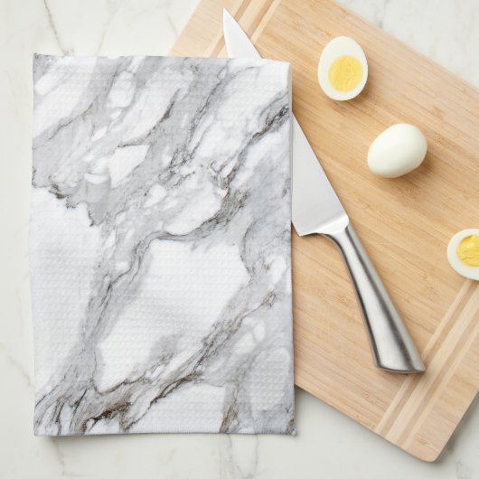 Marble Stone Pattern Kitchen Towel Theedoek (Quarter Fold)