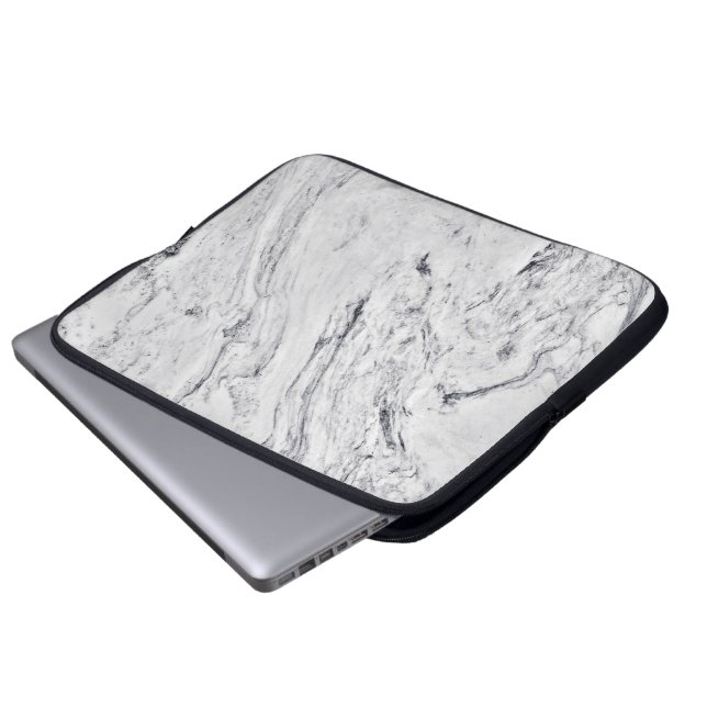 Marble Stone Pattern-laptophoes Laptop Sleeve (Voorkant onderkant)