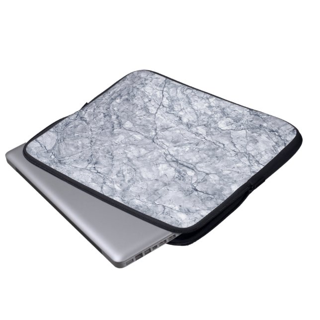 Marble Stone Pattern-laptophoes Laptop Sleeve (Voorkant onderkant)