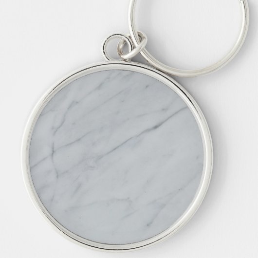 Marble Stone Premium Round Sleutelhanger (Voorkant)
