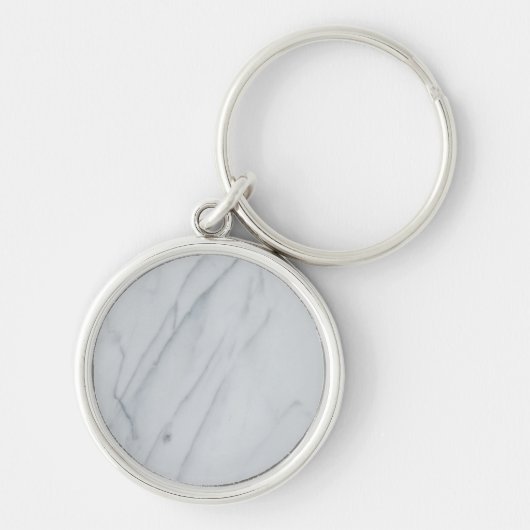 Marble Stone Premium Round Sleutelhanger (Voorkant)