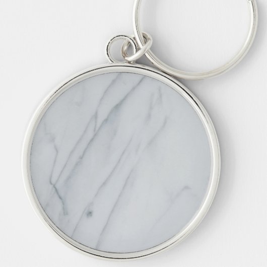 Marble Stone Premium Round Sleutelhanger (Voorkant)
