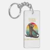 Marble Stone Premium Square Sleutelhanger (Voorkant Links)