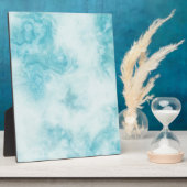 Marble Stone Tabletop Plaque met Easel Fotoplaat (Zijkant)