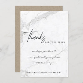 MARBLE STONE TEXTURE CORPORATE BUSINESS LOGO BEDANKKAART