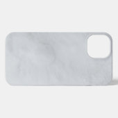 Marble Stone White iPhone 13 Hoesje (Achterkant horizontaal)