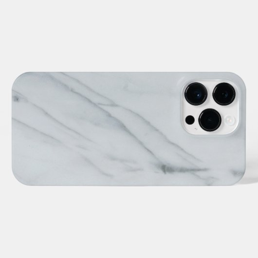 Marble Stone White iPhone 14 Pro Max iPhone Hoesje (Achterkant horizontaal)