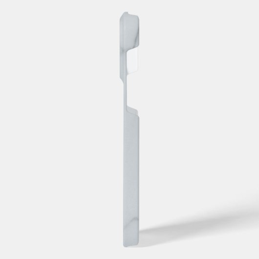 Marble Stone White iPhone 14 Pro Max iPhone Hoesje (Linkerkant)