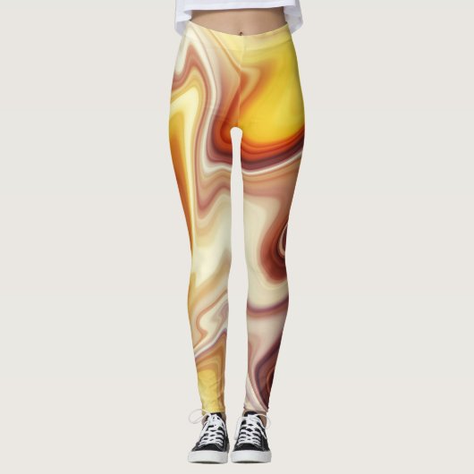 Marble Style Flow Leggings (Voorkant)