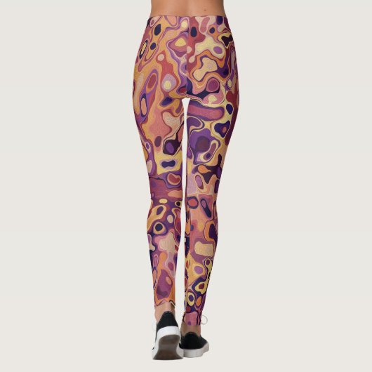 Marble Style  Leggings (Achterkant)