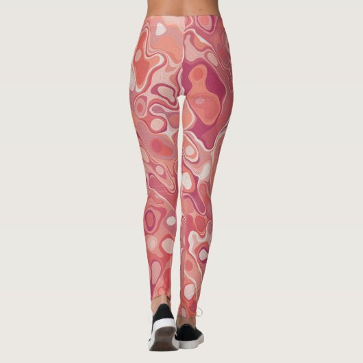 Marble Style  Leggings (Achterkant)