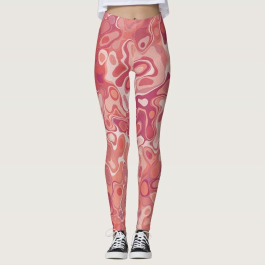 Marble Style Leggings (Voorkant)