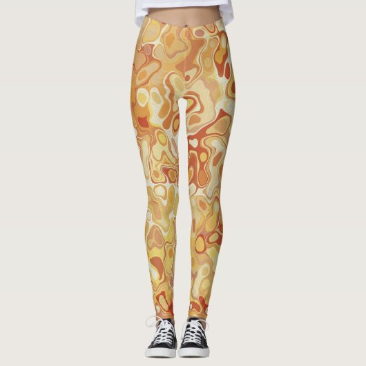 Marble Style  Leggings (Voorkant)