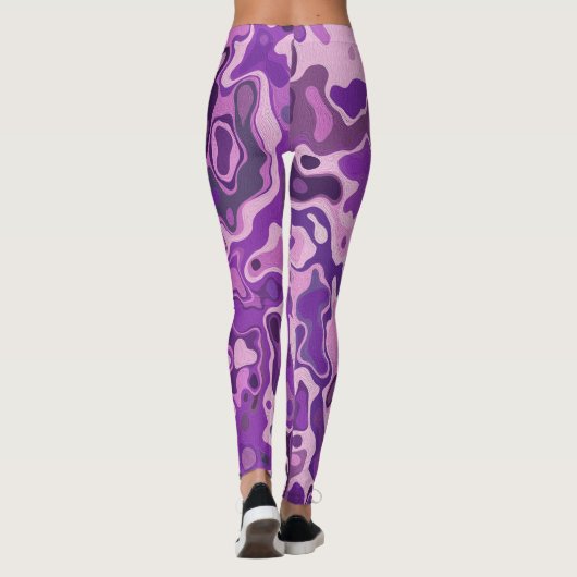 Marble Style Leggings (Achterkant)