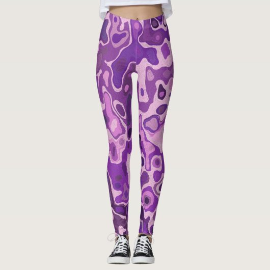 Marble Style Leggings (Voorkant)