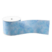 Marble swirl print - sky blue grosgrain lint (Spoel)