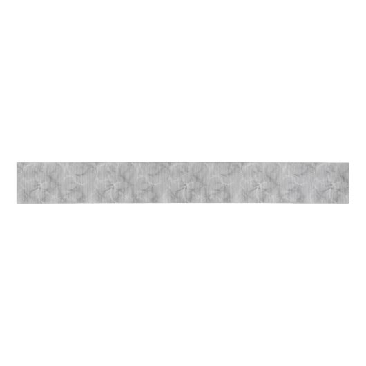 Marble swirl print - zacht grijs grosgrain lint (Voorkant)