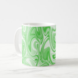 Marble Swirl Texture - Green Tones Koffiemok