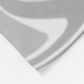Marble Swirl Texture - Silver Tones Fleece Deken (Hoek)