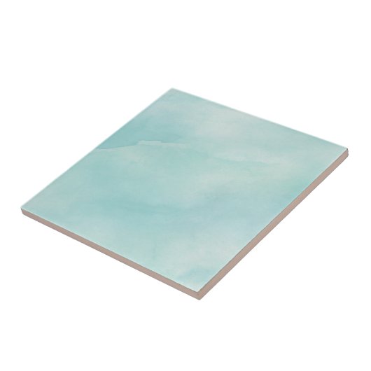 Marble Teal Blue Tegeltje (Zijkant)