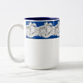 Marble Tendrils op een Combo Mok (15 oz.) (Links)