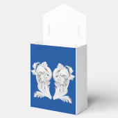 Marble Tendrils op een forendoos Bedankdoosjes (Geopend)