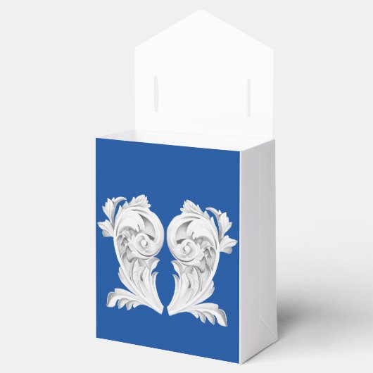 Marble Tendrils op een forendoos Bedankdoosjes (Geopend)