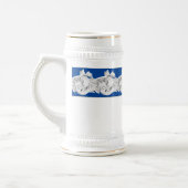 Marble Tendrils op een stein Bierpul (Links)