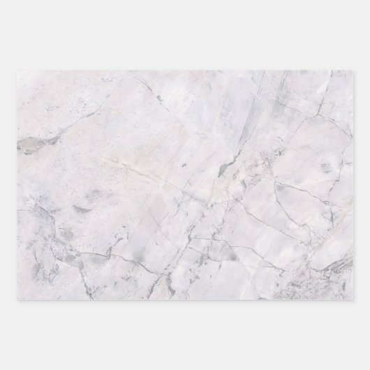 Marble Textern Pattern Blue White Black Inpakpapier Vel (Voorkant 2)