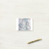 marble texture 6 post-it® notes (Op bureau)