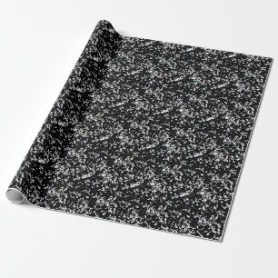 Marble Texture Black Cadeaupapier