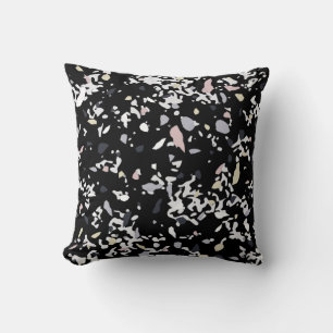 Marble Texture Black Kussen