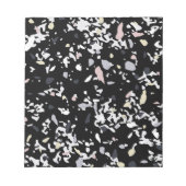 Marble Texture Black Notitieblok (Voorkant)