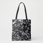 Marble Texture Black Tote Bag (Voorkant)